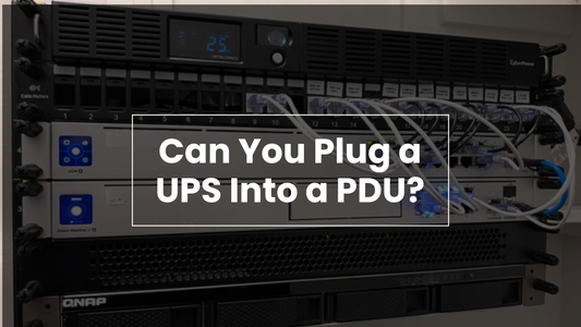 Can You Plug a UPS Into a PDU?