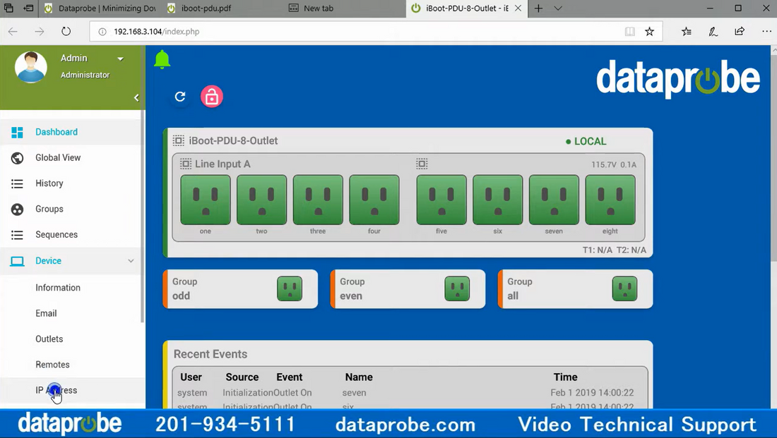 Free Cloud Service for iBoot Devices – Dataprobe