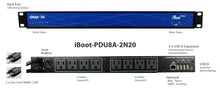 iBoot-PDU8A-2N20/iBoot-PDU with 8 individually controllable outlets for North American electrical standards

