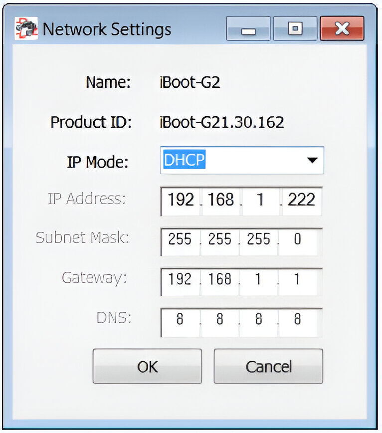 IP Mode (DHCP)